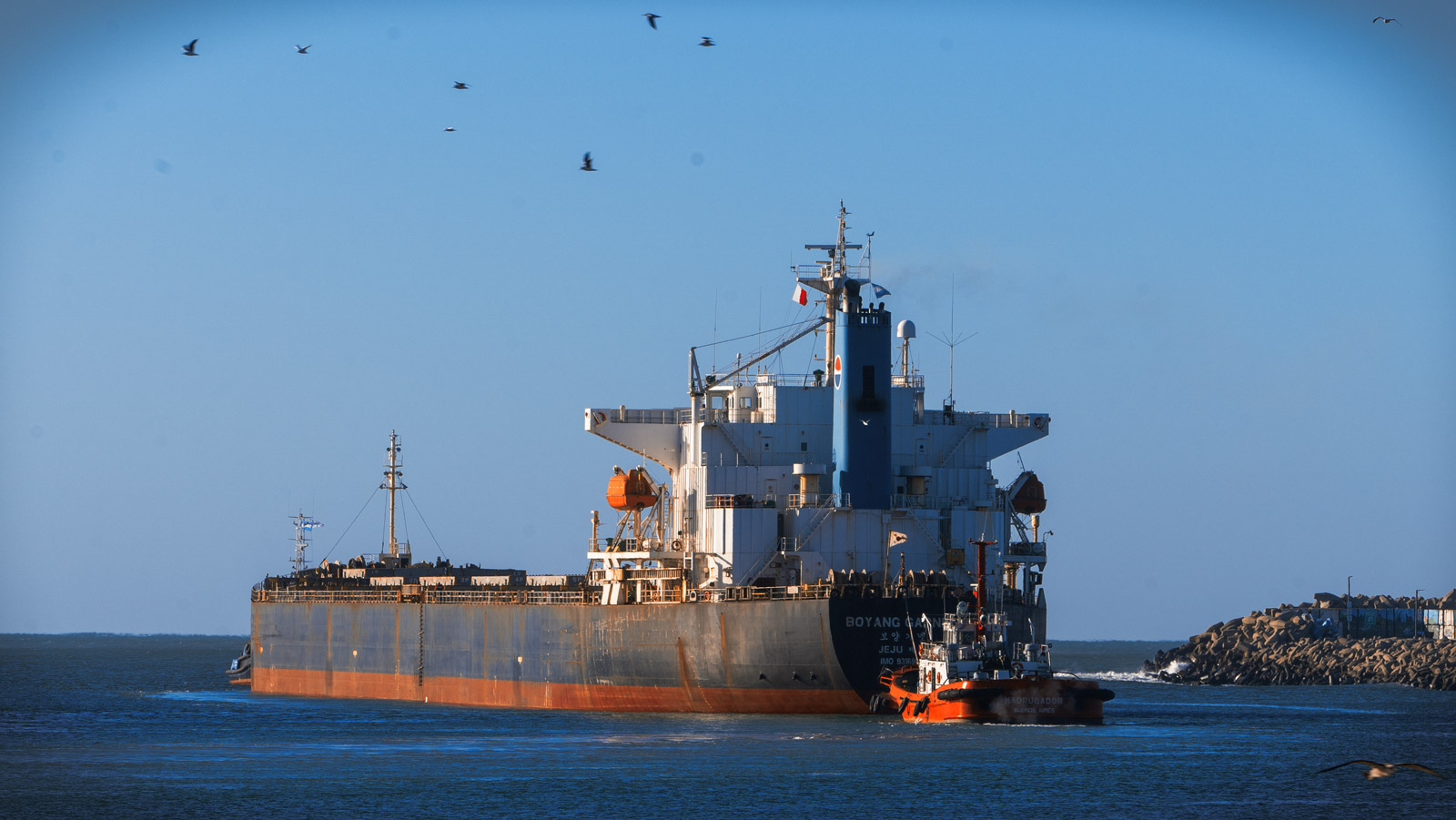 Buque Boyang Garnet en quequén