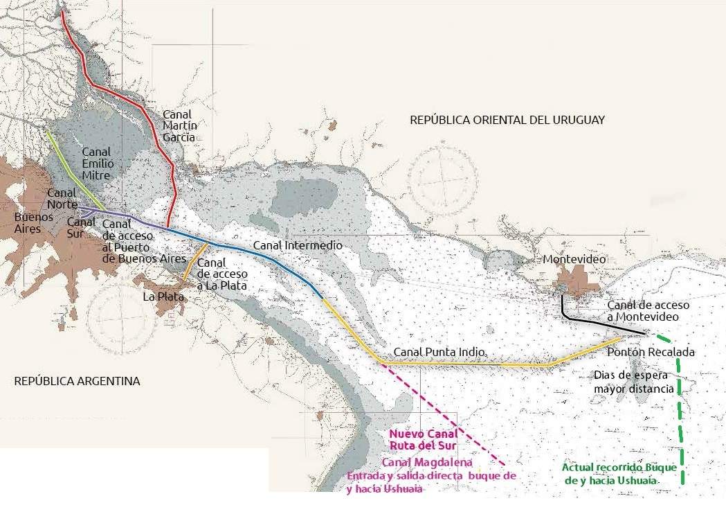 mapa canal magdalena