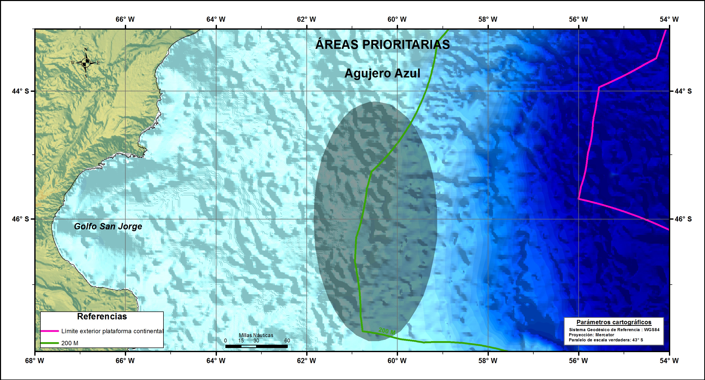 agujero azul mapa