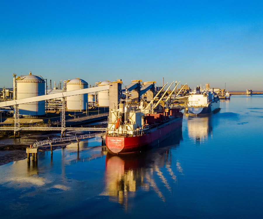 Nuevas marcas históricas para el puerto de Bahía Blanca en el primer semestre