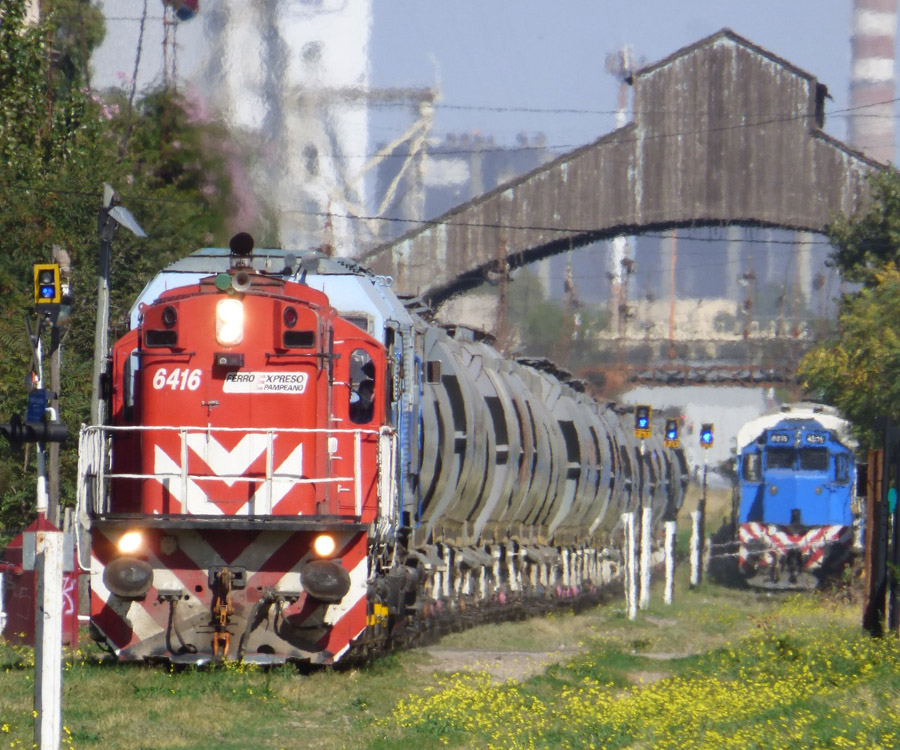 Ferroexpreso Pampeano aumentó un 22% su transporte de granos hacia Bahía Blanca