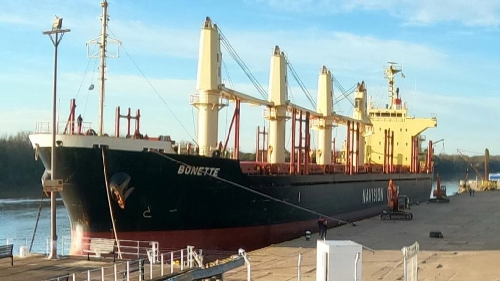 Nueva exportación a la India desde los puertos de Concepción del Uruguay e Ibicuy