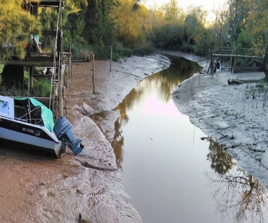 Bajante extrema: el Gobierno bonaerense declaró la emergencia hídrica en el Delta