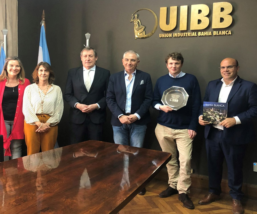 Pieter Jan de Nul visitó el puerto y la Unión Industrial de Bahía Blanca