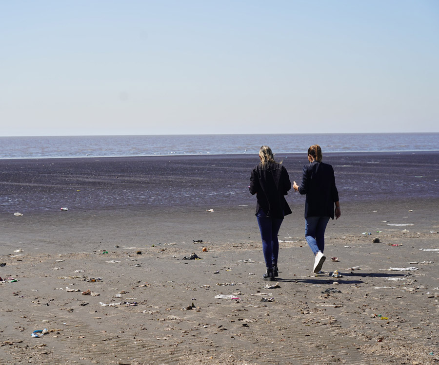 El puerto de Dock Sud da los primeros pasos para poner en valor la playa de Puerto Piojo