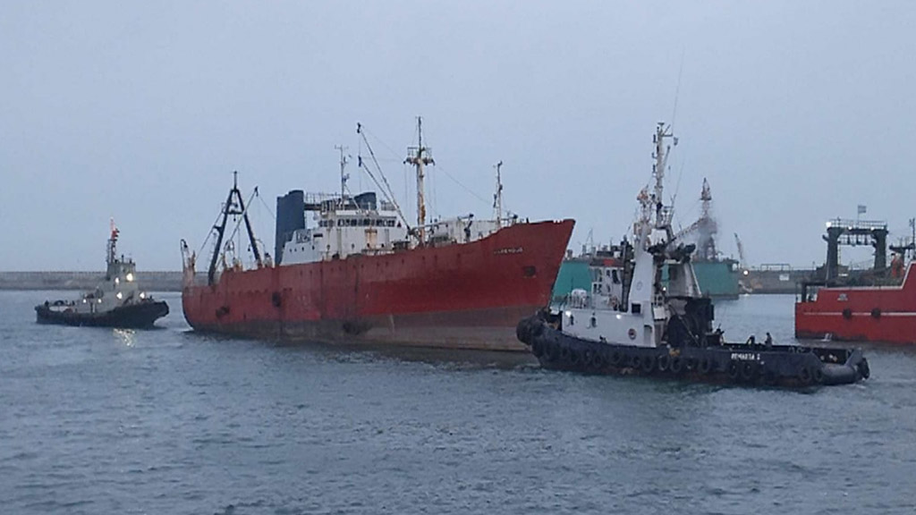 En video: con la partida del "Harengus" Mar del Plata suma frente de amarre