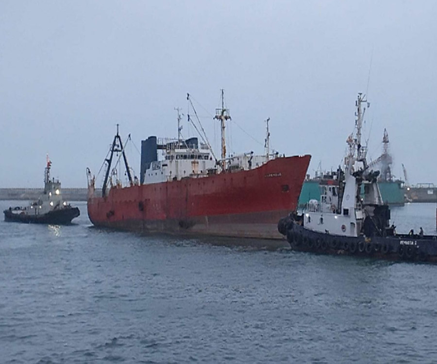 En video: con la partida del "Harengus" Mar del Plata suma frente de amarre