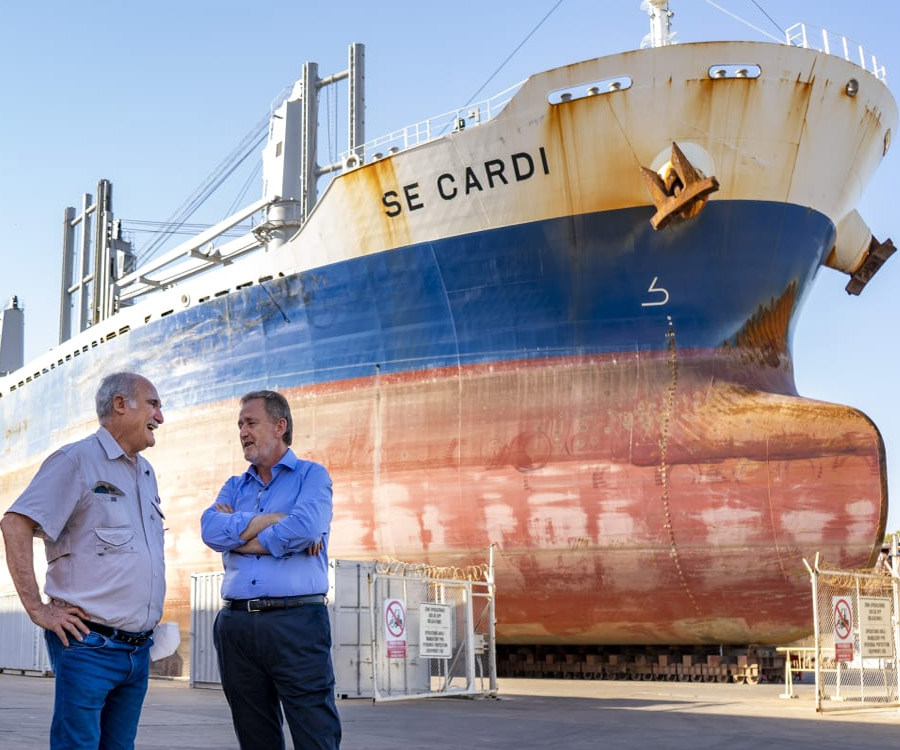 Puerto Quequén y Tandanor buscan potenciar una agenda de trabajo en conjunto