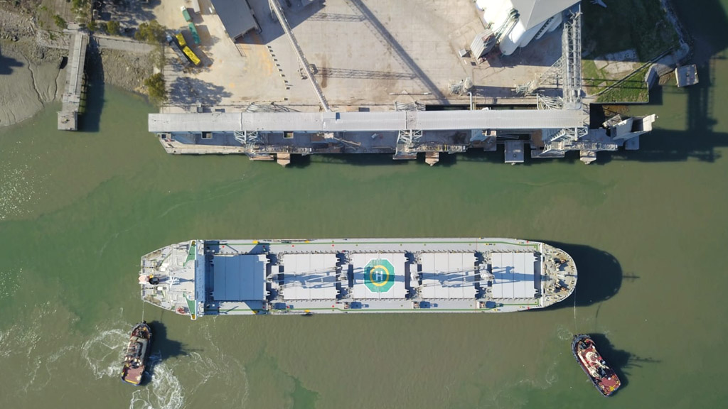 Radiografía de los efectos de la bajante del Paraná en el puerto de Bahía Blanca