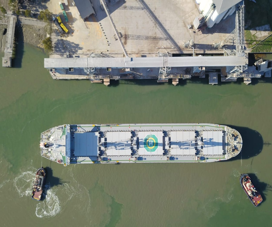 Radiografía de los efectos de la bajante del Paraná en el puerto de Bahía Blanca