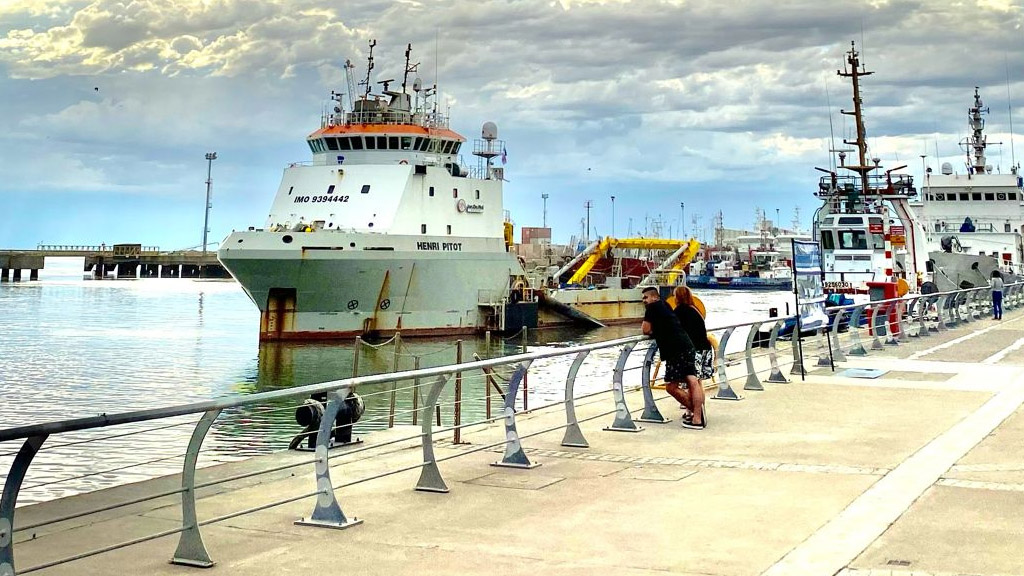 Satisfacción en el puerto de Bahía Blanca por el resultado de los  3 pies de sobredragado