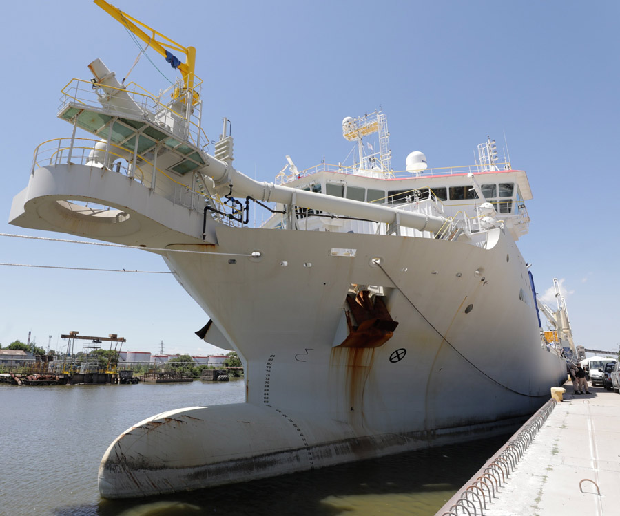 En fotos: así es la draga que trabajará en el puerto de Dock Sud