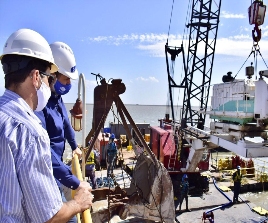 Bahía Blanca cierra un año intenso en materia de obras portuarias