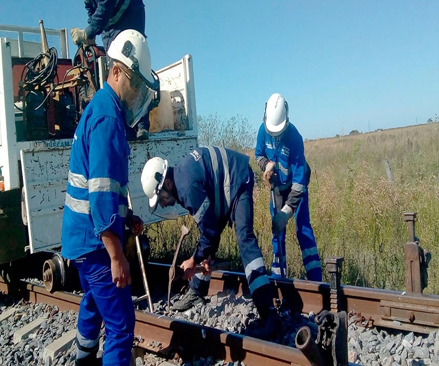 Obras de mejoramiento de vías en las tres líneas nacionales de cargas