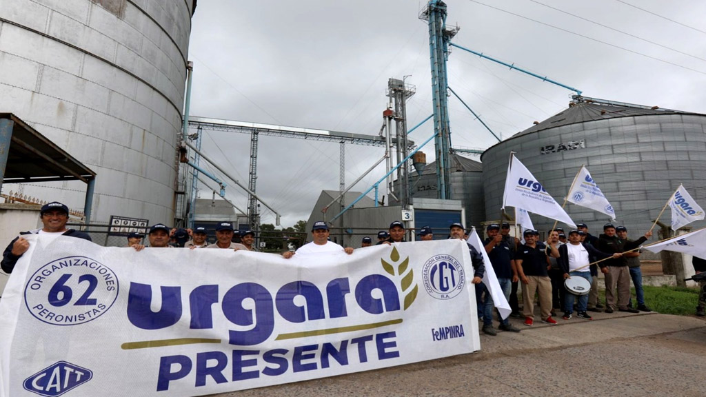 Fuerte acatamiento al paro de URGARA en el sector de acopio