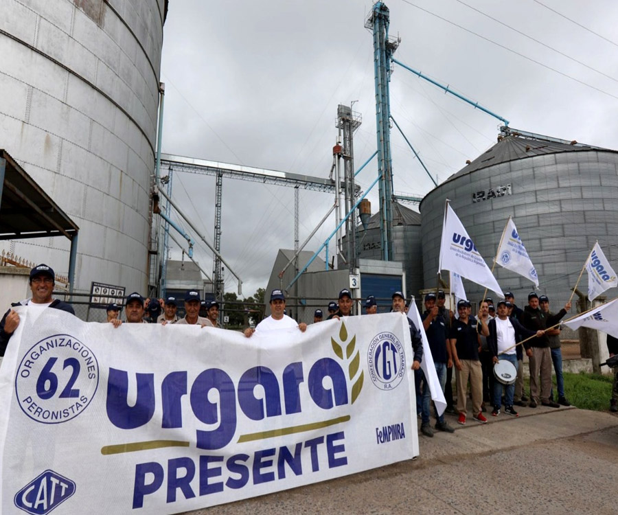 Fuerte acatamiento al paro de URGARA en el sector de acopio