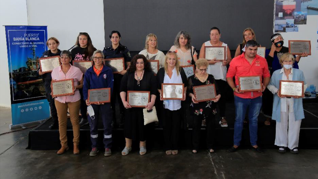 El Puerto de Bahía Blanca reconoció a referentes en el Día de la Mujer