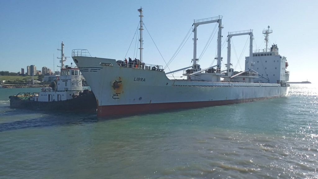 Un conocido reefer volvió a operar en el puerto de Mar del Plata