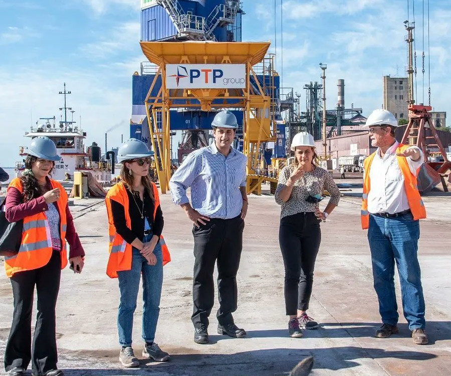 Avanzan las obras de infraestructura en el puerto de San Nicolás