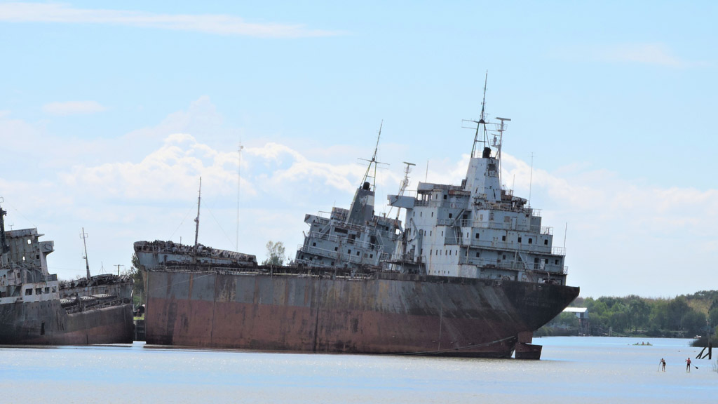 Puerto La Plata: los gigantes que causan problemas en Río Santiago