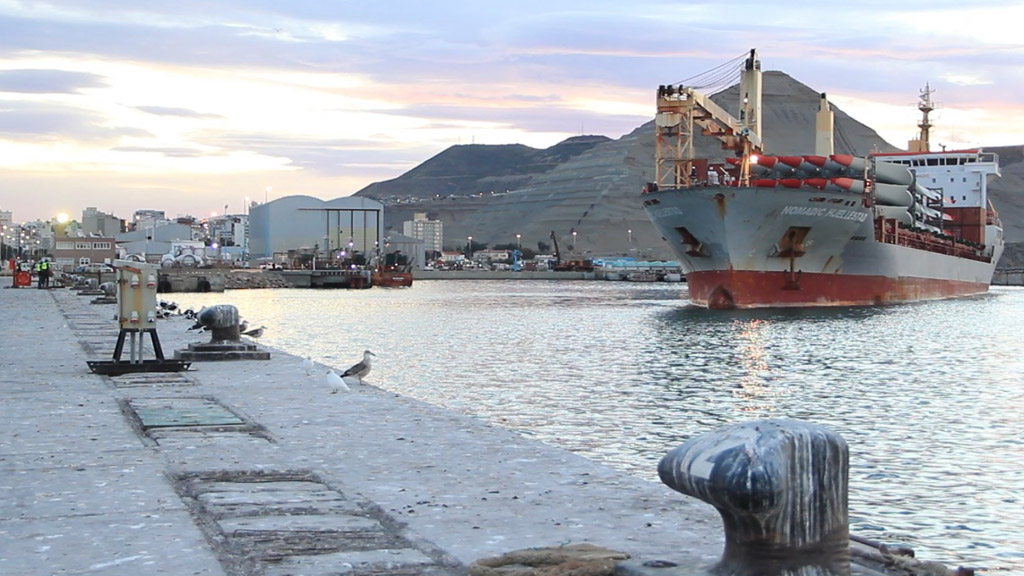 Con un dragado, buscan ganar 9 hectáreas al mar en el puerto de Comodoro Rivadavia