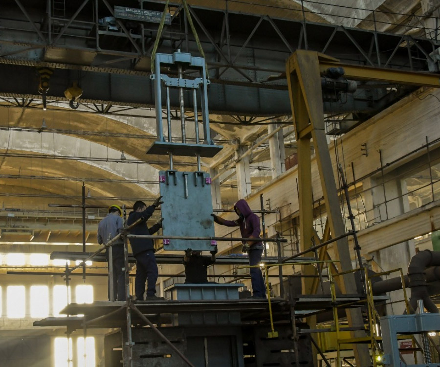 Río Santiago: avanza la construcción de válvulas para una compuerta flotante de Puerto Belgrano