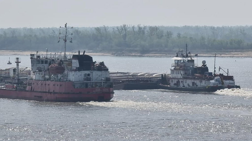 El transporte fluvial, al ritmo de la Niña y la guerra en Ucrania