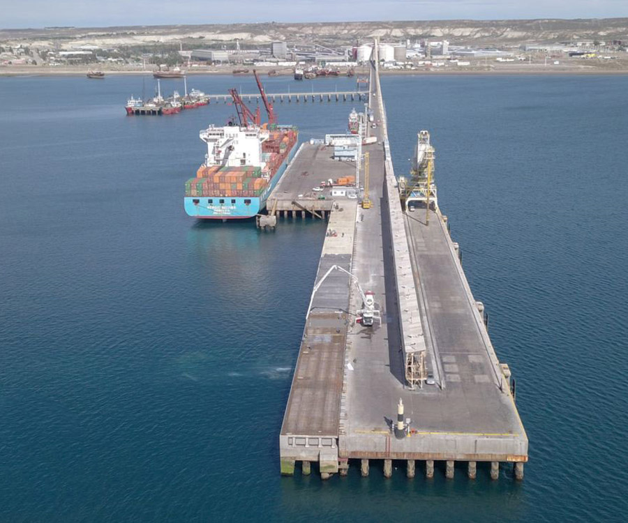 Buscan concretar obras en el muelle Storni de Madryn