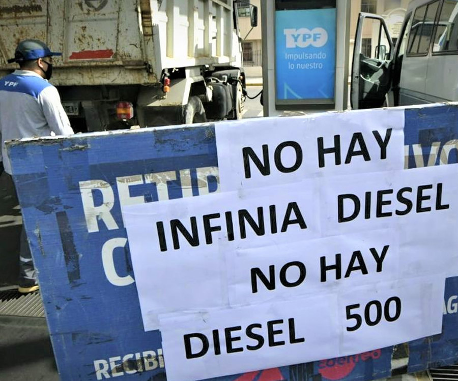 Crece la preocupación en las provincias del norte por la falta de combustible