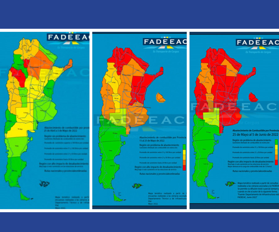 Falta de gasoil: el semáforo de la FADEEAC está cada vez más rojo