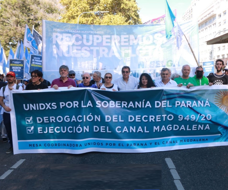 Harán una caravana, con fuerte tono político, en defensa del Paraná y el canal Magdalena