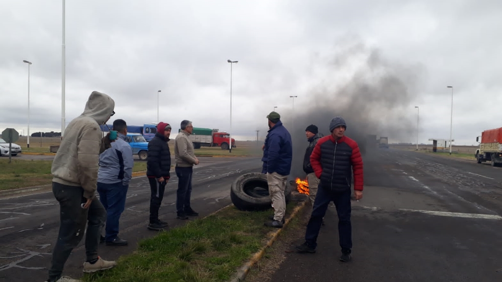 Las protestas por la falta de gasoil empiezan a hacerse sentir en el sur bonaerense