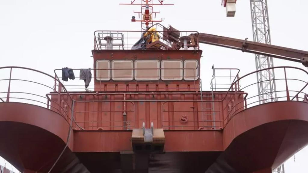 Trabajos finales de Tandanor en un buque SWATH para el Servicio de Hidrografía Naval