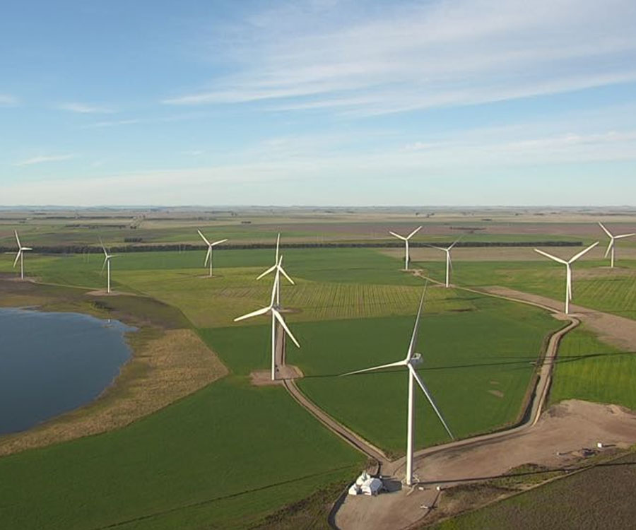 Chubut y Buenos Aires, las provincias con mayor cantidad de aerogeneradores instalados