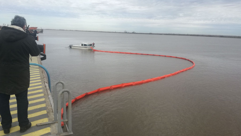 El Puerto de Ibicuy rindió y aprobó un ejercicio de convalidación del Plan de Contingencia