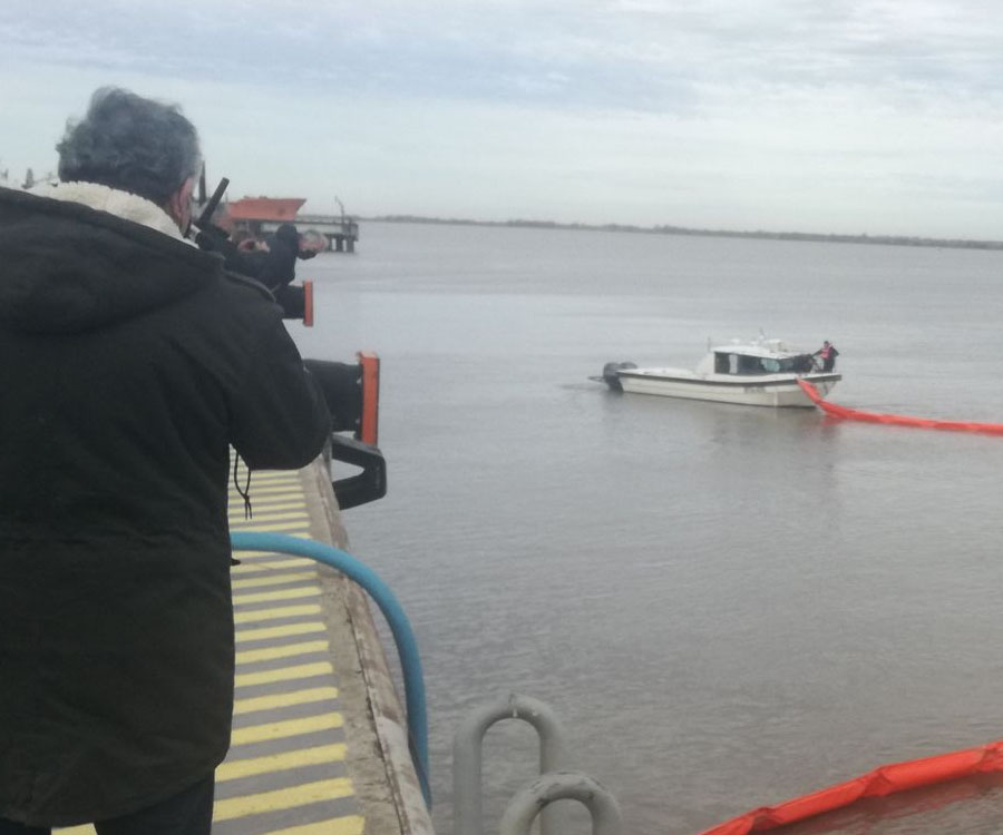 El Puerto de Ibicuy rindió y aprobó un ejercicio de convalidación del Plan de Contingencia