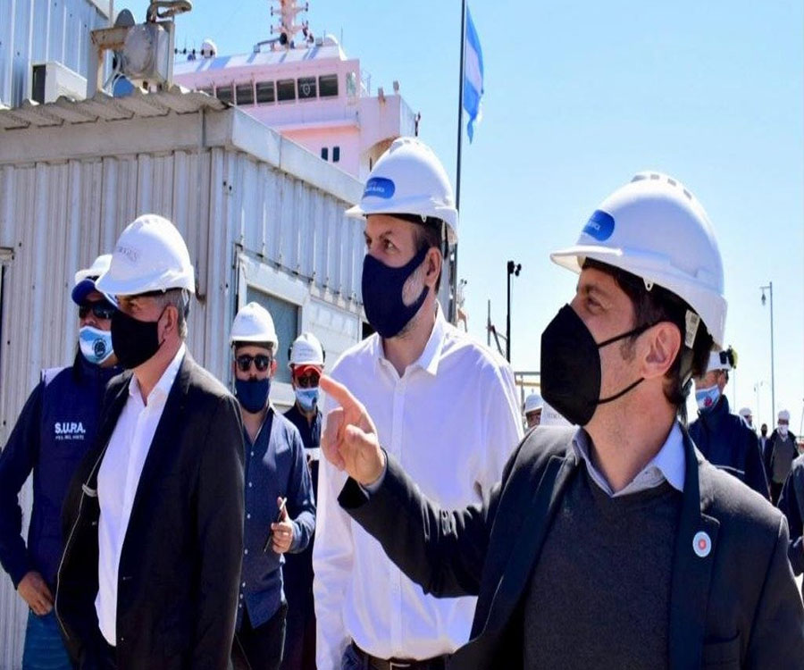 Kicillof buscará que el gasoducto desde Vaca Muerta pase por el sur bonaerense