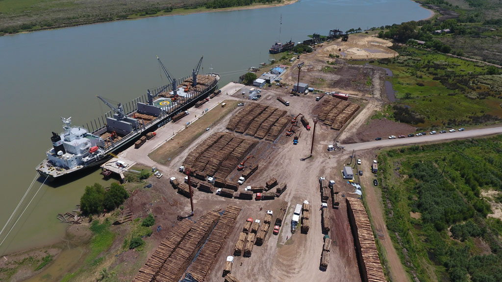 Gerdau destacó la profundidad natural y ubicación estratégica del puerto de Ibicuy