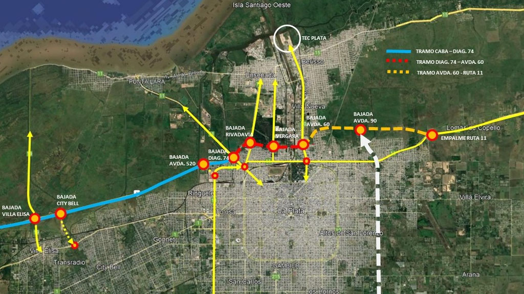 Con la ampliación de la autopista a Buenos Aires, mejorará el acceso al puerto de La Plata