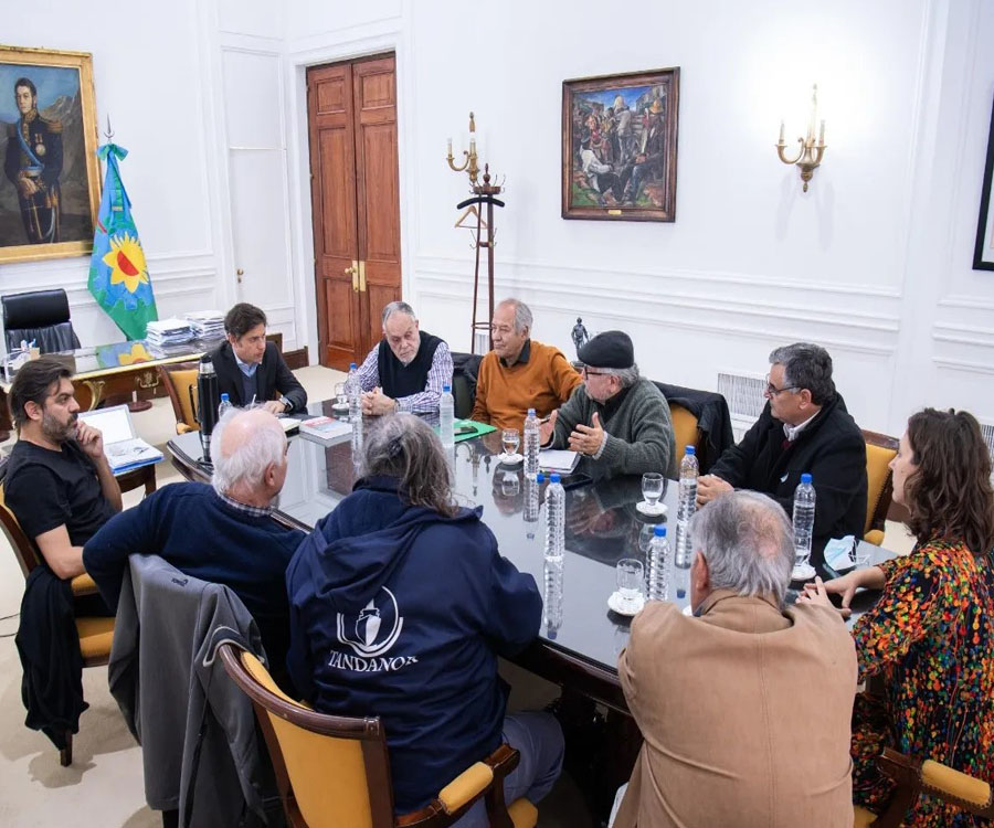 Kicillof volvió a manifestarse a favor del canal Magdalena y por la opción estatal en la Hidrovía