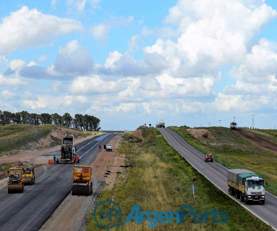 Vialidad Nacional destacó obras en rutas con impacto directo en el puerto de Bahía Blanca