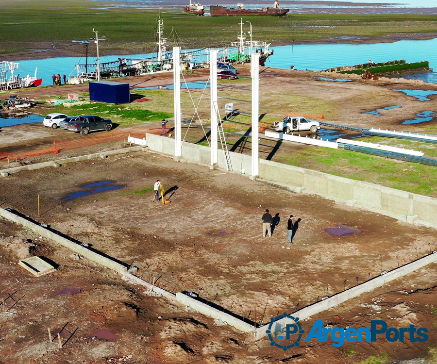 En fotos: avanzan las obras para la radicación de Conarpesa en Puerto Rosales