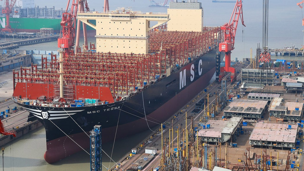 Así es el MSC Tessa, el portacontenedores con mayor capacidad de carga en el mundo