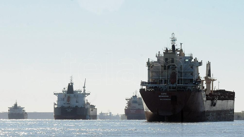 La actividad fluvial y marítima argentina cayó un 26,81% en octubre