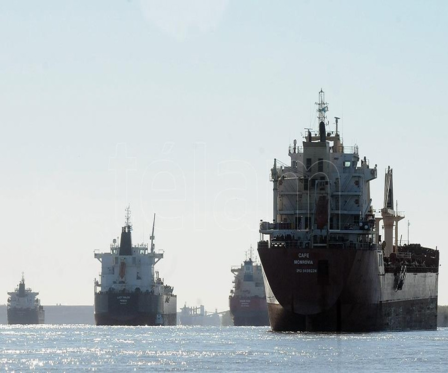 La actividad fluvial y marítima argentina cayó un 26,81% en octubre