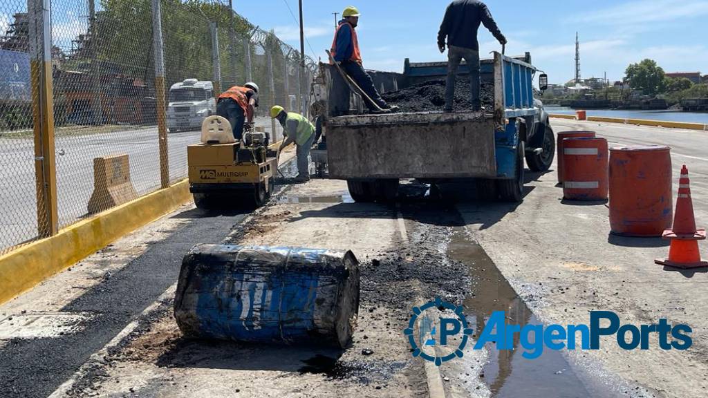 Avanzan en el puerto de Dock Sud las obras para la certificación del código PBIP