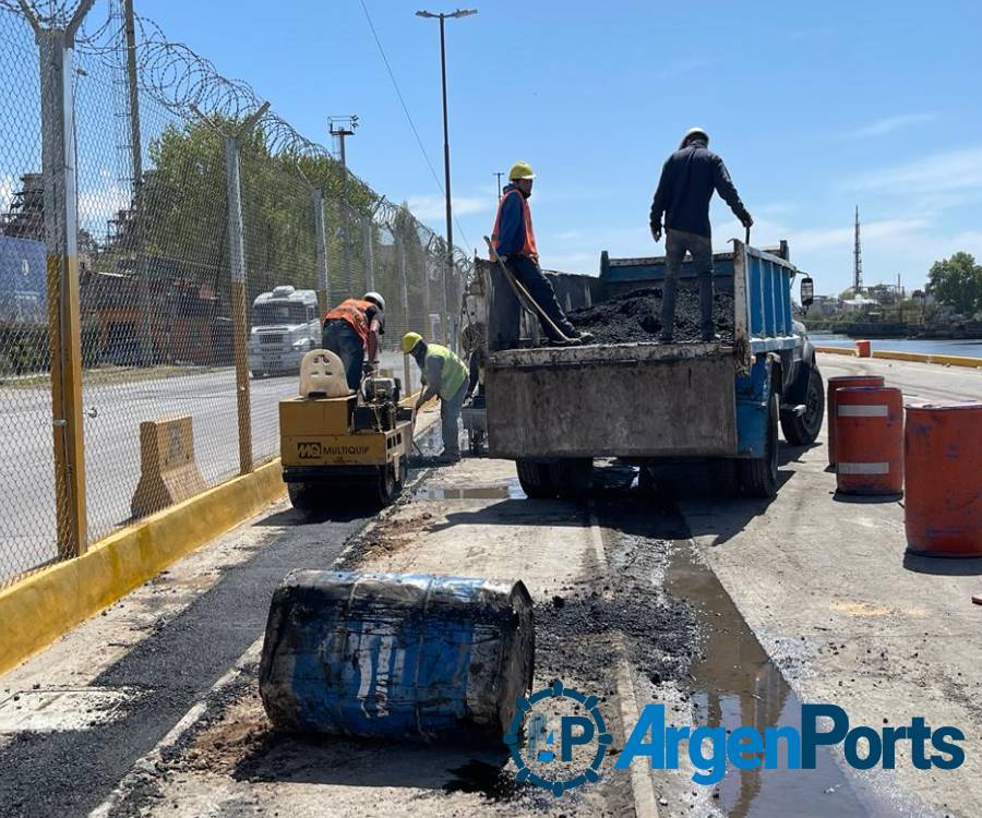 Avanzan en el puerto de Dock Sud las obras para la certificación del código PBIP