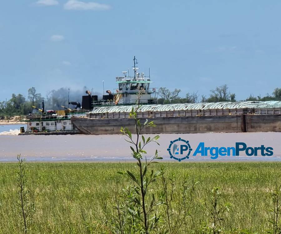 Gestionan la concreción de un puerto de barcazas para Concordia y Salto