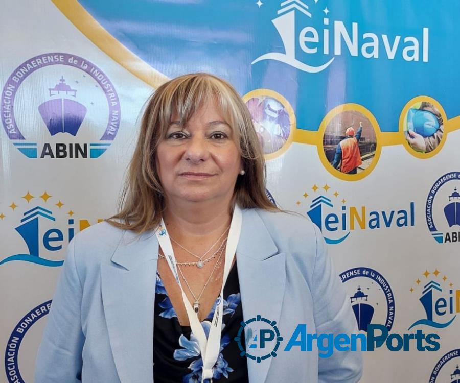 Sandra Cipolla destacó el posicionamiento de la industria naval marplatense