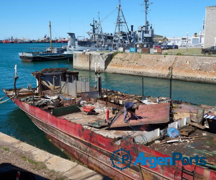 Mar del Plata: autoridades del Ministerio de Producción recorrieron los trabajos en el puerto